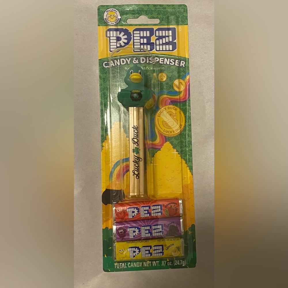 Limited Lucky Duck Pez Candy Dispenser - Green Sold Out